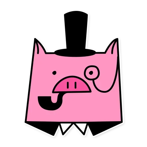 🤪 Стикер «Russian Pig» для Telegram