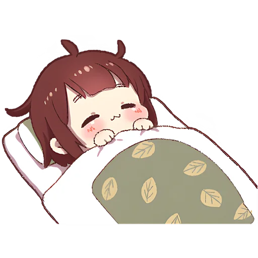 😴 Стикер «Рыжая-чан» для Telegram