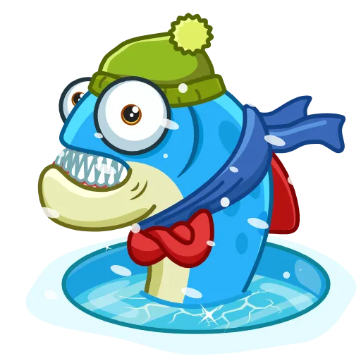 🥶 Эмодзи «Рыбусятки» для Telegram