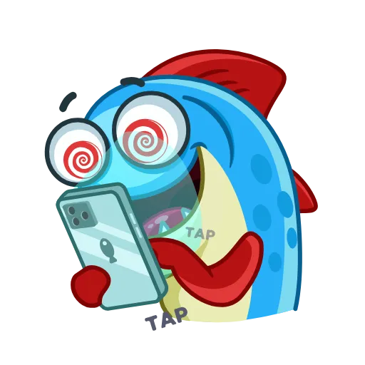 😵 Эмодзи «Рыбусятки» для Telegram