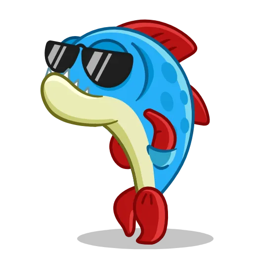 😎 Эмодзи «Рыбусятки» для Telegram