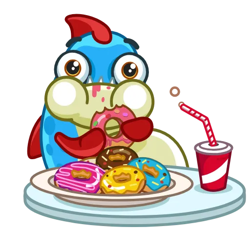 🍩 Эмодзи «Рыбусятки» для Telegram
