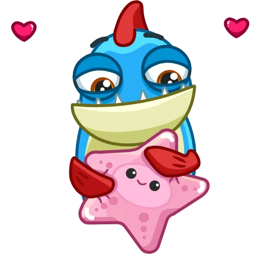 ❤️ Эмодзи «Рыбусятки» для Telegram