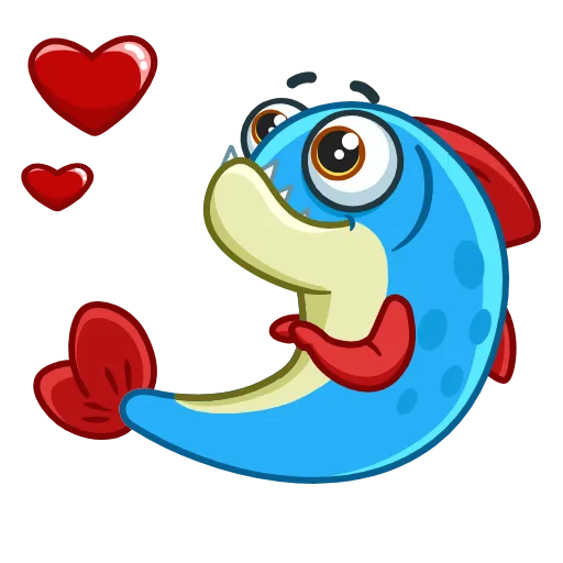 😘 Эмодзи «Рыбусятки» для Telegram