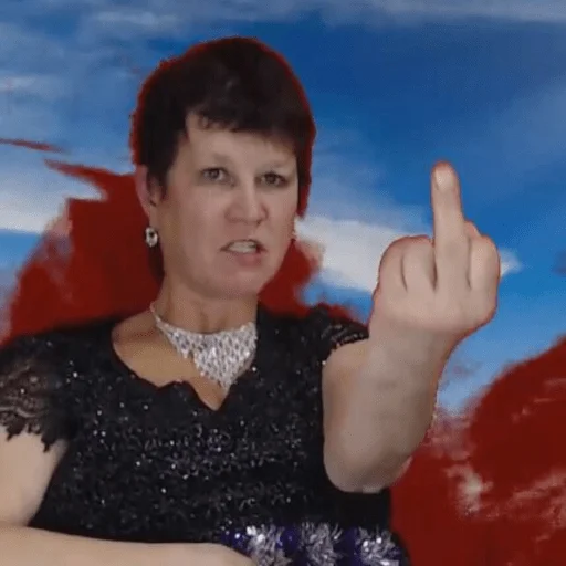 🖕 Стикер «Glina» для Telegram