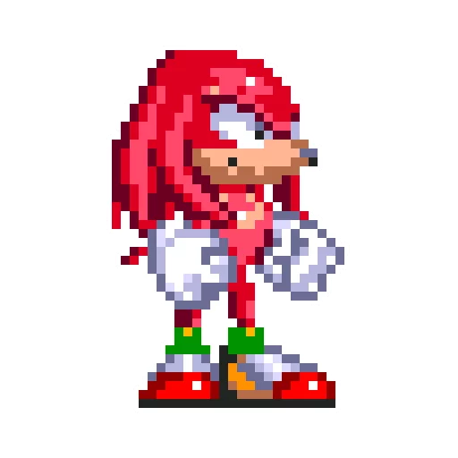Стикерпак Sonic 3 &amp; Knuckes - Knuckles для Telegram — скачать