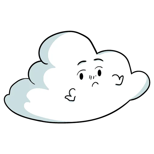 Стикерпак Clouds для Telegram — скачать