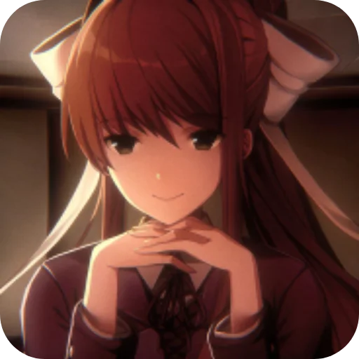 👍 Стикер «just monika.» для Telegram