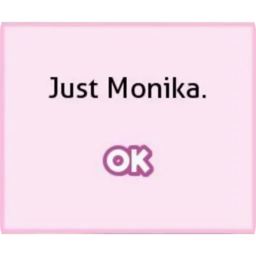 Стикерпак just monika. для Telegram — скачать