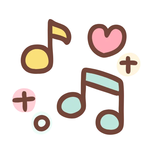 🎶 Стикер «pastel bear» для Telegram