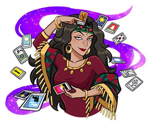 🔮 Стикер «Сабина без текста» для Telegram