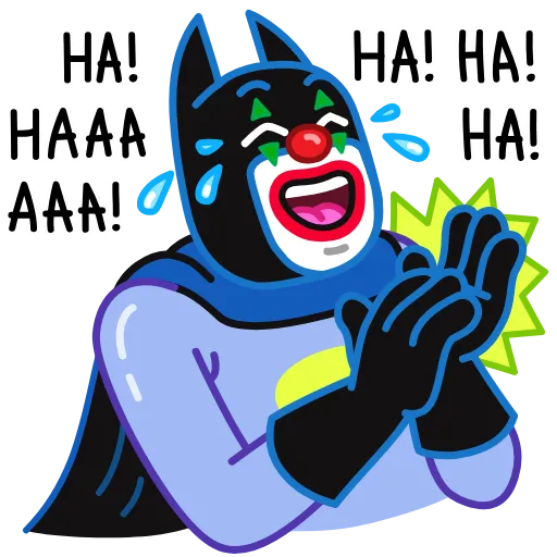 🤣 Стикер «Batman vs. Life Crisis» для Telegram