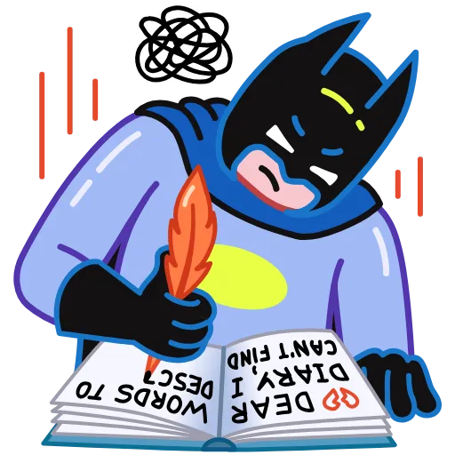 🤨 Стикер «Batman vs. Life Crisis» для Telegram