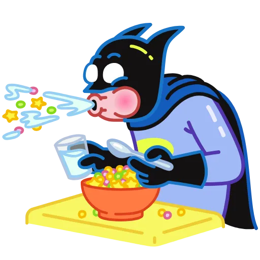 😳 Стикер «Batman vs. Life Crisis» для Telegram