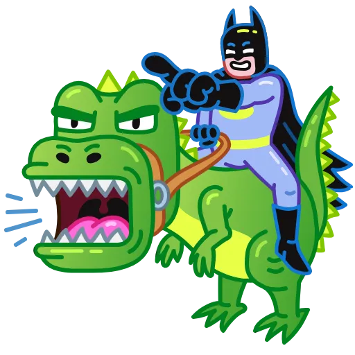 🫵 Стикер «Batman vs. Life Crisis» для Telegram