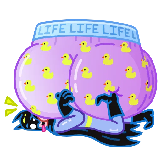 🍑 Стикер «Batman vs. Life Crisis» для Telegram