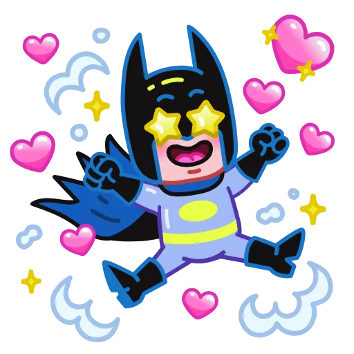 🤩 Стикер «Batman vs. Life Crisis» для Telegram
