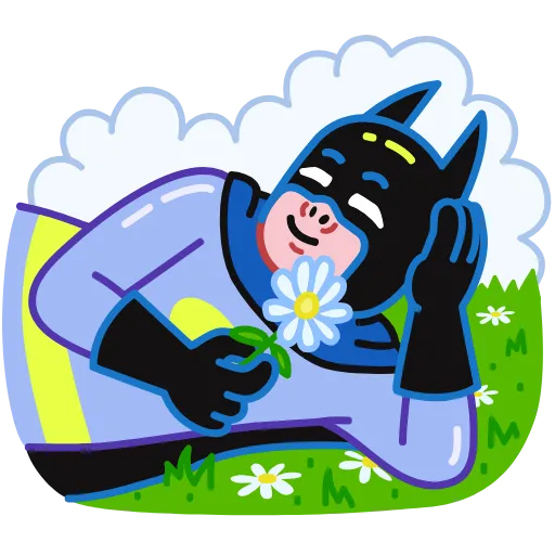 😌 Стикер «Batman vs. Life Crisis» для Telegram