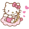 🤍 Эмодзи «Смайлы Hello Kitty и Kuromi» для Telegram