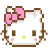 🤍 Эмодзи «Смайлы Hello Kitty и Kuromi» для Telegram