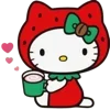 💗 Эмодзи «Смайлы Hello Kitty и Kuromi» для Telegram