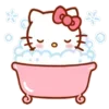 🛀 Эмодзи «Смайлы Hello Kitty и Kuromi» для Telegram