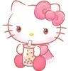 💗 Эмодзи «Смайлы Hello Kitty и Kuromi» для Telegram