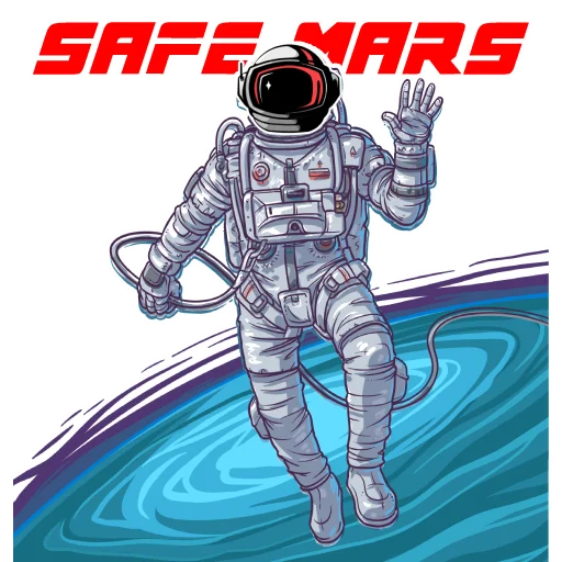 👍 Стикер «SafeMars» для Telegram