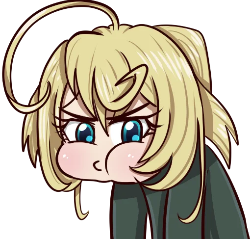 😤 Стикер «Youjo Senki» для Telegram