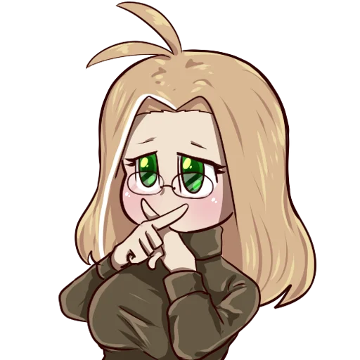 😶 Стикер «Youjo Senki» для Telegram