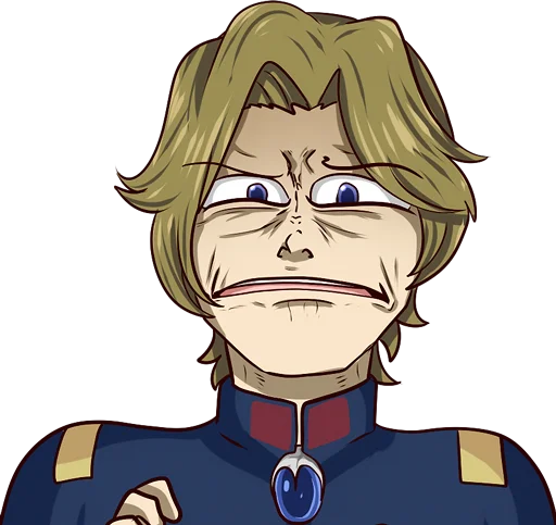 🤢 Стикер «Youjo Senki» для Telegram