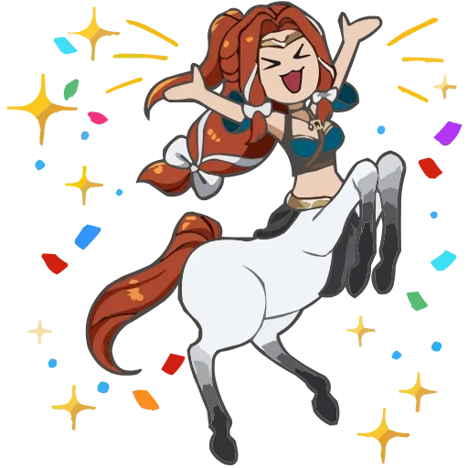 🥳 Эмодзи «Набор эмоджи с Сагиттой из ВК в качестве» для Telegram