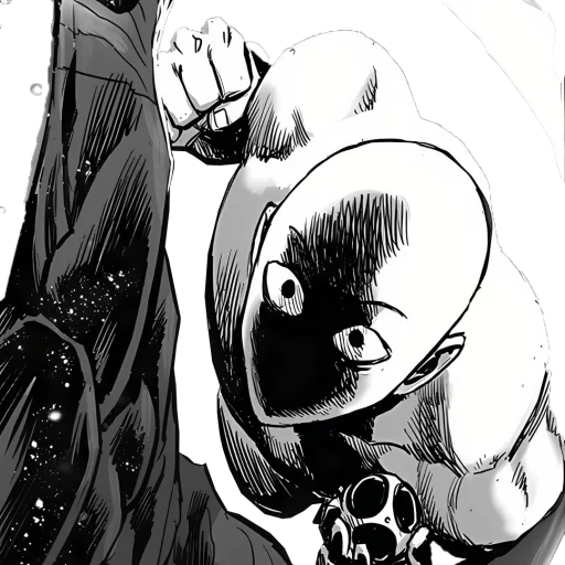 💫 Стикер «Saitama/Garou» для Telegram