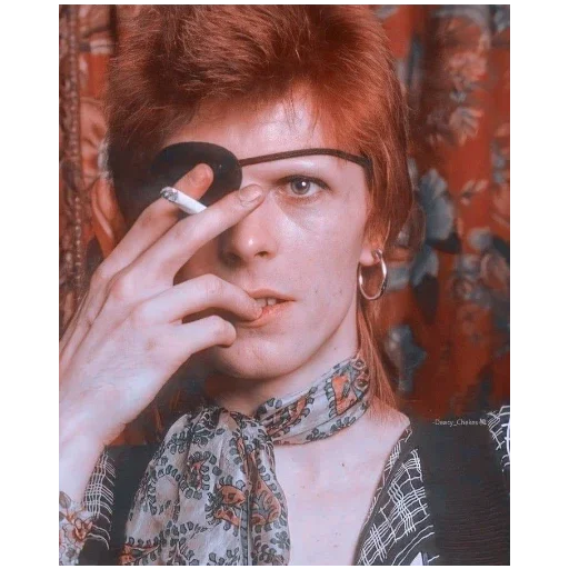 🚬 Стикер «David Bowie 5 Дэвид Боуи» для Telegram