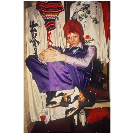 👢 Стикер «David Bowie 5 Дэвид Боуи» для Telegram
