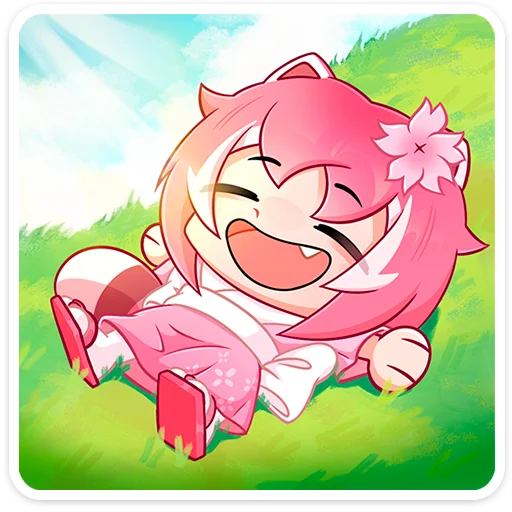 ☀️ Стикер «Сакура» для Telegram