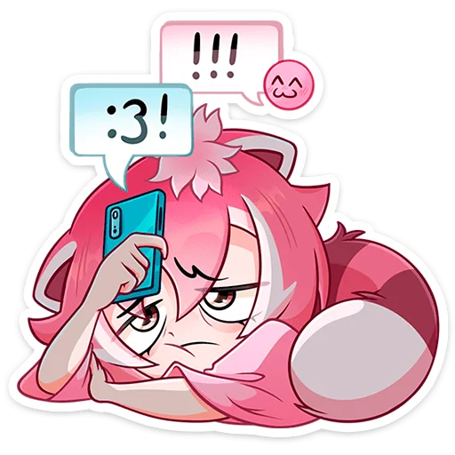 🤪 Стикер «Сакура» для Telegram