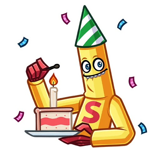 🥳 Стикер «Sale» для Telegram