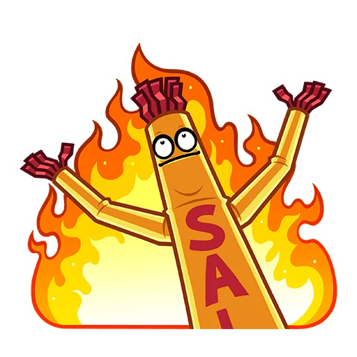 😈 Стикер «Sale» для Telegram
