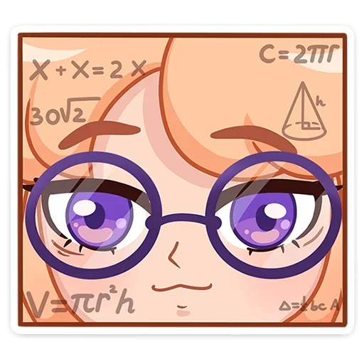 🤓 Стикер «Салли» для Telegram