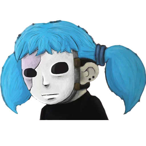 Стикерпак Sally Face stick B0 0K для Telegram — скачать