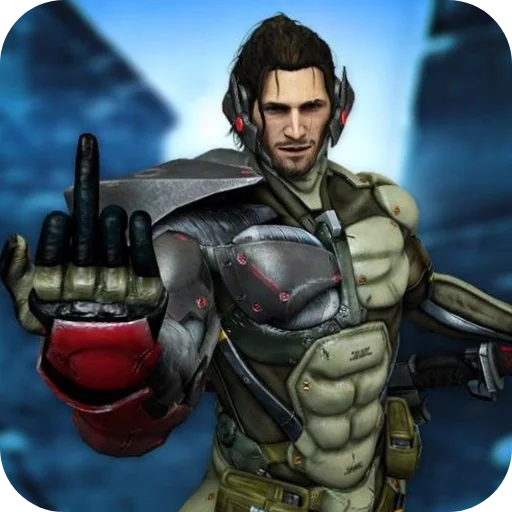 🖕 Стикер «Sam Metal Gear» для Telegram