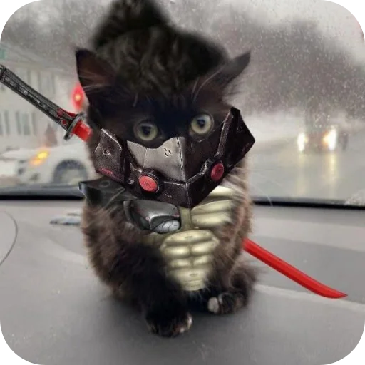 🐱 Стикер «Sam Metal Gear» для Telegram
