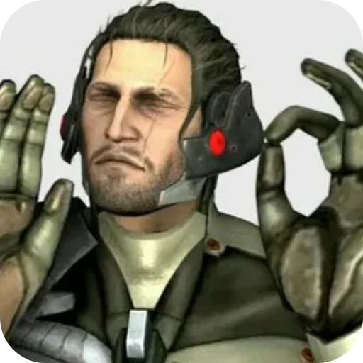 ✋ Стикер «Sam Metal Gear» для Telegram