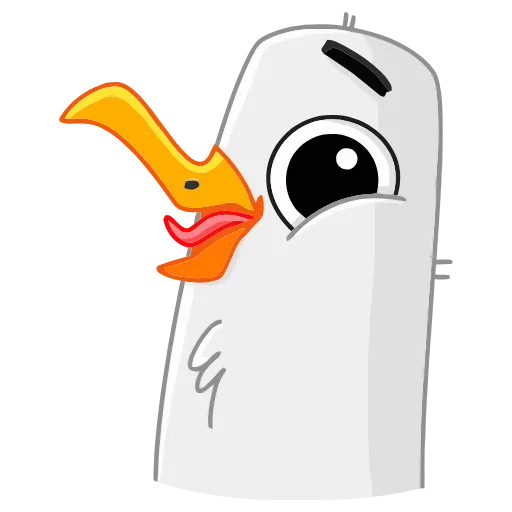 😱 Эмодзи «Чайка Сэм» для Telegram