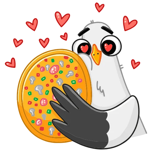 ❤️ Эмодзи «Чайка Сэм» для Telegram