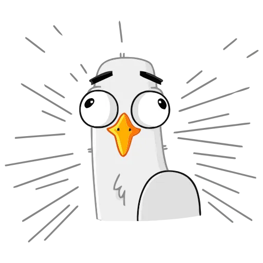 😳 Эмодзи «Чайка Сэм» для Telegram