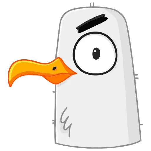 🤨 Эмодзи «Чайка Сэм» для Telegram