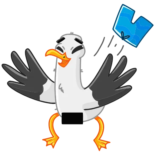 💃 Эмодзи «Чайка Сэм» для Telegram