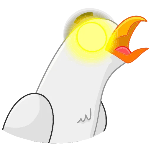 😳 Эмодзи «Чайка Сэм» для Telegram